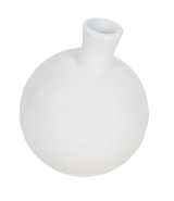 White Sphere Bud Vase