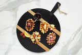 Black Round Mod Charcuterie Board - Large