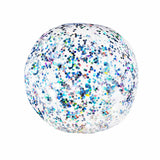 Silver Holographic Glitter Inflatable Beach Ball