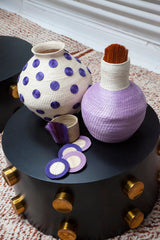Fanned Coaster Set: Lilac