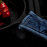 Pan Handle Holder: Raw Denim