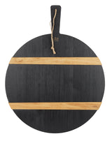 Round Charcuterie Board: Medium, Black