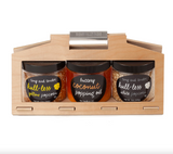 Hull-Less Popcorn Wooden Crate Set