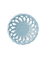 Small Sicilia Ceramic Basket: Light Blue