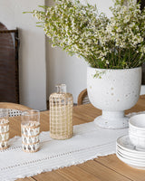 Seagrass Wrapped Glass Carafe