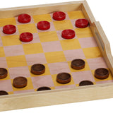 Checkers Serving Tray Game Set
