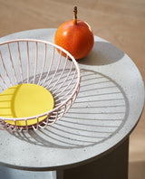 Small Iris Wire Basket: Pink & Yellow