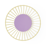 Small Iris Wire Basket: Yellow & Lilac