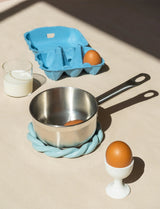 Sicilia Ceramic Trivet: Light Blue