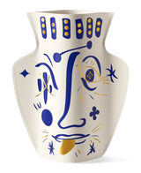 Vasage White & Gold Paper Vase