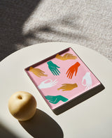 Hamsa Ceramic Tray