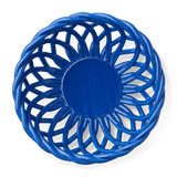 Large Sicilia Ceramic Basket: Dark Blue