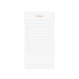 Today Notepad: White