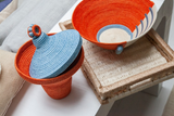 Colorblock Tray: Cream & Flax
