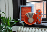 Colorblock Tray: Tangerine & Sky