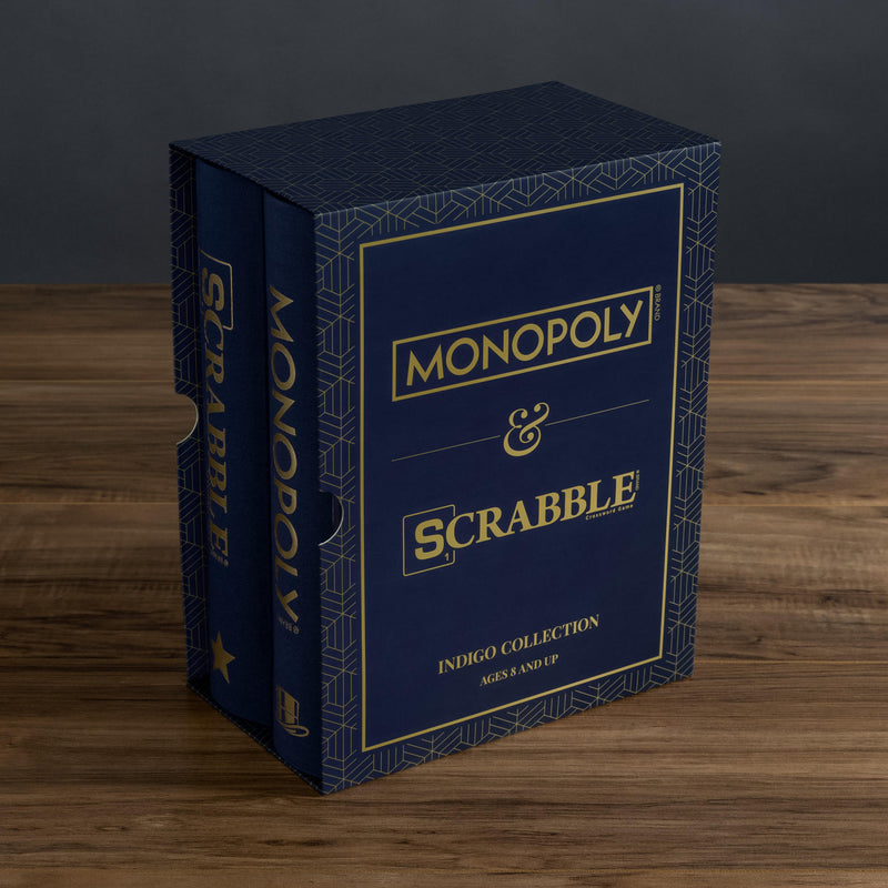 Monopoly & Scrabble 2 Pack Indigo Collection