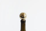 Brass Sphere Wine Stopper