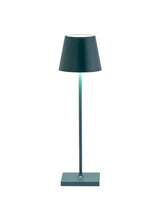 Poldina Table Lamp: Dark Green