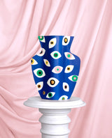 Nazar Blue Paper Vase