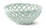 Large Sicilia Ceramic Basket: Mint