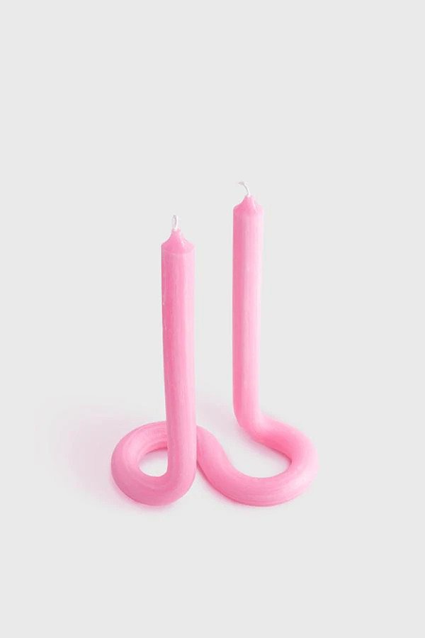 Twist Candle: Pink
