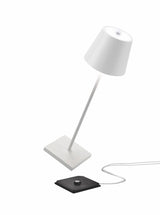 Poldina Table Lamp: White