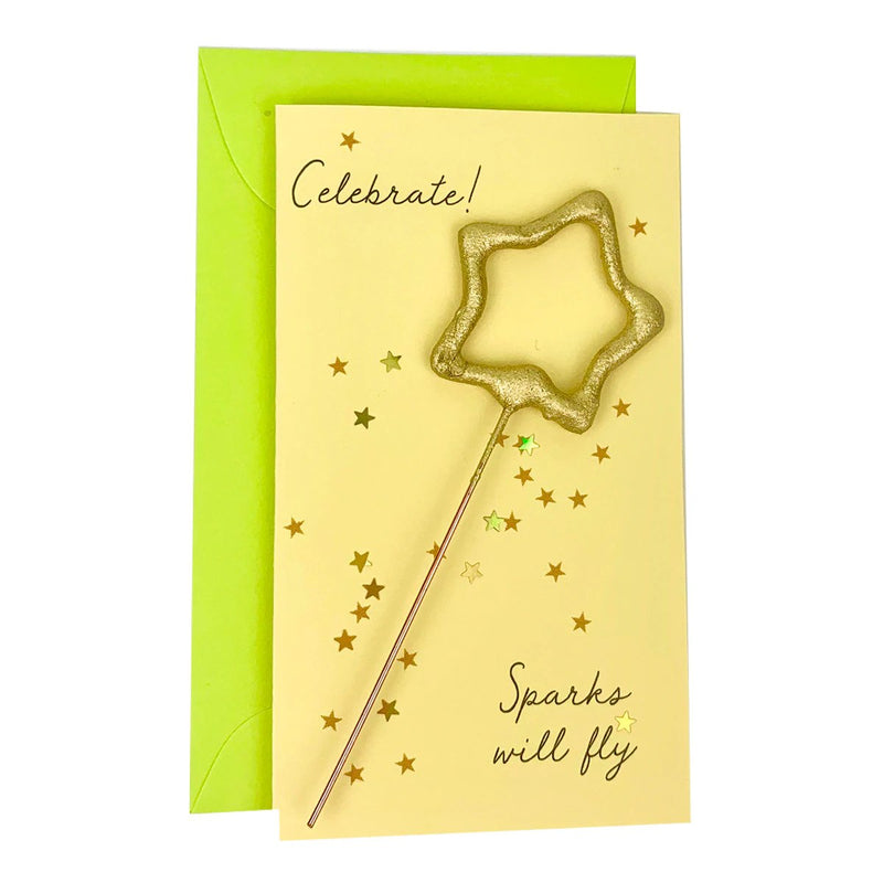 Let's Celebrate Sparkler Card